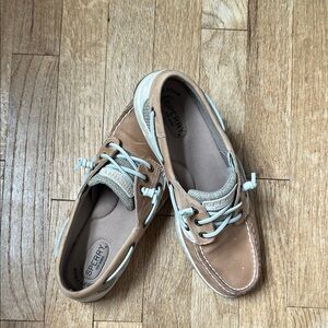 Women’s Sperry Light Tan Boat Shoes